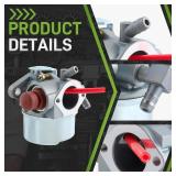Carbbia 640350 Carburetor + 36905 Air Filter for Toro 20016 20017 20018 6.75HP Recycler Lawn Mower for Tecumseh 640262A 640271 LEV100 LEV105 LEV120 LV195EA / LV195XA Engine