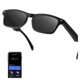 XOOMEER Smart Glasses with AI, Bluetooth 5.3 Translation Glasses with 164+Languages Real-time Translation, Translator Glasses Polarized Lens, Multifunctional Smart Glasses for Men Women