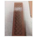 PATIKIL 12 x 3 Inch Door Air Vent Cover, Heavy Duty Aluminum Grille Ventilation Cover Louvered with Mounting Screws for Cabinet Wardrobe Door, Brown