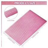 Romooa Self-Adhesive Mirrors Mosaic Tiles, 7200 Pieces (Pink, 5 x 5 mm), Peel and Stick, Real Glass, Geometric Pattern, 12 Sheets of 600 Pieces Each - Retail: $16