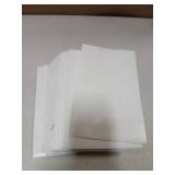 Honeydak 24 Pcs White Plastic Luminaria Bags 15" x 9" x 25" Waterproof Luminaria Bags Candle Lantern Bag for Christmas Weddings Birthday Party Holiday Decoration Use