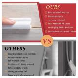 Fingwerk 26 Feet Long Reach Weather Stripping Door Seal, Fingwerk V-Shaped Replacement Door Seal Strip Foam Kerf Weather Stripping for Doors Frame Door Insulation Strip, Easy Cut to Size(White)