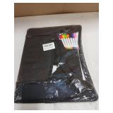 COOLBEBE Kids Travel Tray for Toddler Car Seat, Travel Tray for Airplane, Toddler Car Seat Lap Tray, Carseat Table Tray for Kids Travel Activities (Black -2PCS)