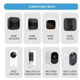 Blink Outdoor Camera Mount, 360 Degree Adjustable Indoor/Outdoor Wall Mount Bracket for Blink Home Security System Black 3 Pack