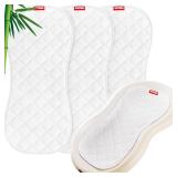 Moonsea Quilted Thicker Changing Pad Liner 3 Pack Waterproof, Fit for Changing Table Liners are Warm On a Baby