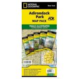 Adirondack Park [Map Pack Bundle] (National Geographic Trails Illustrated Map) 4pk