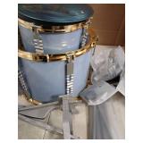 M SANMERSEN Kids Jazz Drum Set - 5 Drums with Stool - Rock Jazz Drum Kit - Musical Enlightenment Educational Toys Gift for Boys Girls