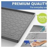 Jin&Bao Waterproof Under Sink Mat 34" x 22", Thick Silicone Mat Cabinet Protector for Kitchen and Bathroom, Shelf Liner, Home Organizer and Storage, Multipurpose Tray for Gadgets and Essentials