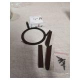 Yibracki Table Wood Stand for HomePod 2nd Gen Speaker with Dust-Proof Cover, Anti-Slip Wooden Desktop Speaker Stand Compatible with Homepod 2 Wood Tripod Holder with Sturdy Metal Frame, Black