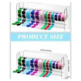 Acrylic Sticker Roll Dispenser Organizer with 12 Slots - Retail: $24