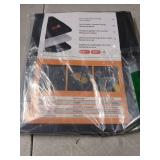 Heat Resistant Mats for Countertop - Fireproof 15x18 in Heat Resistant Mats for Air Fryer - Hot Pad Air Fryer Mat Compatible with Ninja,COSORI,Cuisinart for Coffee Maker, Toaster, Oven 2PCS - Black - 