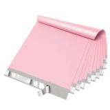 Fuxury Poly Mailers 14.5x19 Inch 50pc Shipping Bags for Small Business Mailing Envelopes for Clothing,Self Seal Shipping Envelopes Waterproof Poly bags Durable Packaging Bags Light Pink - Retail: $12
