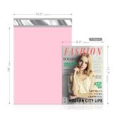 Fuxury Poly Mailers 14.5x19 Inch 50pc Shipping Bags for Small Business Mailing Envelopes for Clothing,Self Seal Shipping Envelopes Waterproof Poly bags Durable Packaging Bags Light Pink - Retail: $12