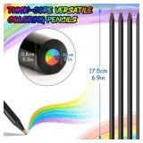 OHOME Valentines Day Gifts for Kids - 12 Rainbow Colored Pencils - Valentines Games Crafts for kids,Art Supplies Drawing Kit for Teen Girl Gift Trendy Stuff | Easter Basket Stuffers