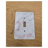 3dRose lsp_275197_1 Image of Chic Gray Trendy Copper Rose Gold Marble Agate Gemstone Rock Quartz Toggle Switch