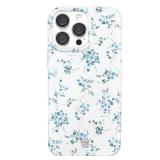 VELVET CAVIAR iPhone 16 Pro Max MagSafe Case - French Blue Floral: Plastic Design - Retail: $40