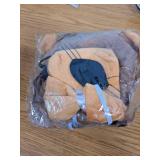 Lion Costume Accessories Set 6 Pieces Including Ears Headband Tail Nose Bowknot and Gloves for Halloween Jungle Animal Cosplay and Photo Booth Props