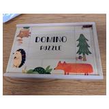 Wooden Puzzles for Toddlers Toddler Puzzles â Montessori Animal Toy Puzzle for Toddlers 3-5 Year Old  Wood Toy Learning Realistic Animals for Boy and Girl(Domino Shape)