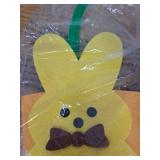 Animal Adventure  Peeps  7 Collectible Yellow Bunny Felt Basket