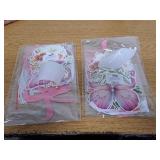 Butterfly Happy Birthday Banner, 3 Pcs Flower Banner, Floral Birthday Decorations for Women Fairy Birthday Decorations 2 Pack