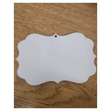 Jetec 15 Pcs Christmas Sublimation Ornament Blank 4.3' x 2.8'