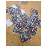 Tondiamo 24 Christmas Lapel Pins on Cards