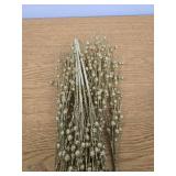 10 Pack Golden Artificial Glitter Berry Stems 15.7'