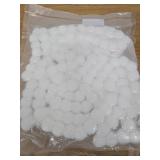 Oudain 15 Feet White Felt Pom Pom Ball Ornaments