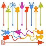 36 Pack Christmas Sticky Hands Toys
