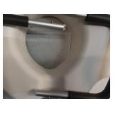 Toilet Safety Rail with Elevated Seat