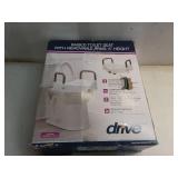 Toilet Safety Rail with Elevated Seat