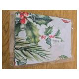 AYTTBIS Christmas Snowman Swag Curtain Valance for Windows,Snowflake Pine Tree Ball Xmas Winter Holiday Window Treatments Short Swag Topper for Kitchen Windows Bathroom Bedroom,28 x 36 Inch, 1 Pair