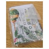 AYTTBIS Christmas Snowman Swag Curtain Valance for Windows,Snowflake Pine Tree Ball Xmas Winter Holiday Window Treatments Short Swag Topper for Kitchen Windows Bathroom Bedroom,28 x 36 Inch, 1 Pair