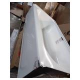 Bootz 14.25 in. H X 30 in. W X 60 in. L White Bathtub - Retail: $219