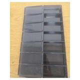 Weekly Pill Organizer, Portable Medicine Pill Container, Big Compartments Travel Pill Organizer, Daily Pill Case for Vitamins, Fish Oils or Supplements, BPA-Free Pill Box, Black