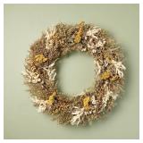 21' Preserved Spring Grass and Flower Wreath - Hearth & Hand with Magnolia