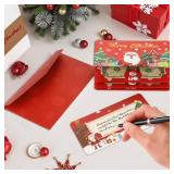 Christmas Money Holders for Cash, Money Christmas Cards with Envelopes, Surprise Christmas Gifts for Kids Teen Girls Boys Women Men Mom Dad 3 Pack