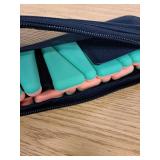 Sportbit Wrist Weights for Women - Pair of 1lb Platinum-Cured Silicone Wrist and Ankle Weights  Adjustable  Durable  Non-Slip Design  Ideal for Strength Training  Yoga  Running and Home Activities - R