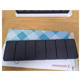 Weekly Pill Organizer, Portable Medicine Pill Container, Big Compartments Travel Pill Organizer, Daily Pill Case for Vitamins, Fish Oils or Supplements, BPA-Free Pill Box, Black 2 Pack - Retail: $4