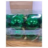 Yunsailing 100 Pcs Christmas Ball Ornaments Decorative Hanging Baubles Set Xmas Balls Seasonal Decorative Pendants for Christmas Tree Party Decorations(Green) - Retail: $19