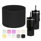 Vmini Silicone Boot Compatible with Stanley Cup 14 oz, Anti-Slip Rubber Bottom Cup Sleeve for 14oz Kids Stanley Cup Accessories, Bottom Protector Boot for Kids Stanley Cup (Black) - Retail: $2,760