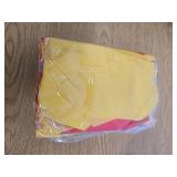 VitalCozy 8 Pcs Fall Thanksgiving Pleated Fan Flags 3 x 1.5 Feet Orange Red Yellow Stripe Pleated Flag Buntings for Outside Half Fan Banners for Autumn Thanksgiving Indoor Outdoor Holiday Parade Decor