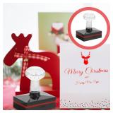FRCOLOR Christmas Stampers Plastic Stamps for Scrapbooking Card Making Holiday Ink Stamps Arts Crafts Inking Stamper