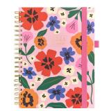 And Per Se 2026 Planner with Pattern, A4 Size-Daily, Weekly & 18-Monthly Planner, Daily Schedule, Monthly Tabs, 100 GSM Thick Paper(Elegant Florals)