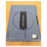 Dexnor for iPad Pro 11 inch Case M5 2025/M4 2024, Rugged Protective Case with 360° Rotating Hand Strap & Large Steady Stand & Screen Protector & Pencil Holder Shockproof Full-Body Bumper Cover, Blue