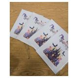 4 Packs TaNoTool Haunted Castle 3D Greeting Card, Halloween Pop Up Card Gift for Family Kid Him Her Men Women, Blank Notecard, Paper Decor, Boy Girl Birthday Cards funny Chrismas gifts