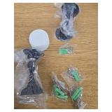 Magnetic Door Stopper 2 Pack - Black Door Stoppers Keep Door Open Strong Magnetic Door Stop for Bottom of Door, Strong Door Holder for Wall and Floor Mount