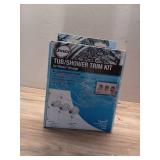 Danco 9D00081430 Brushed Nickel Acrylic Tub & Shower with 3-Handle Remodeling Trim