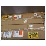 Pack of 2 ,10 in. x 34 in.  Aluminum  Door Kick  Satin