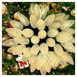 100 ft. 50 LED Faceted Steady C9 Outdoor White Christmas String Light - Retail: $80